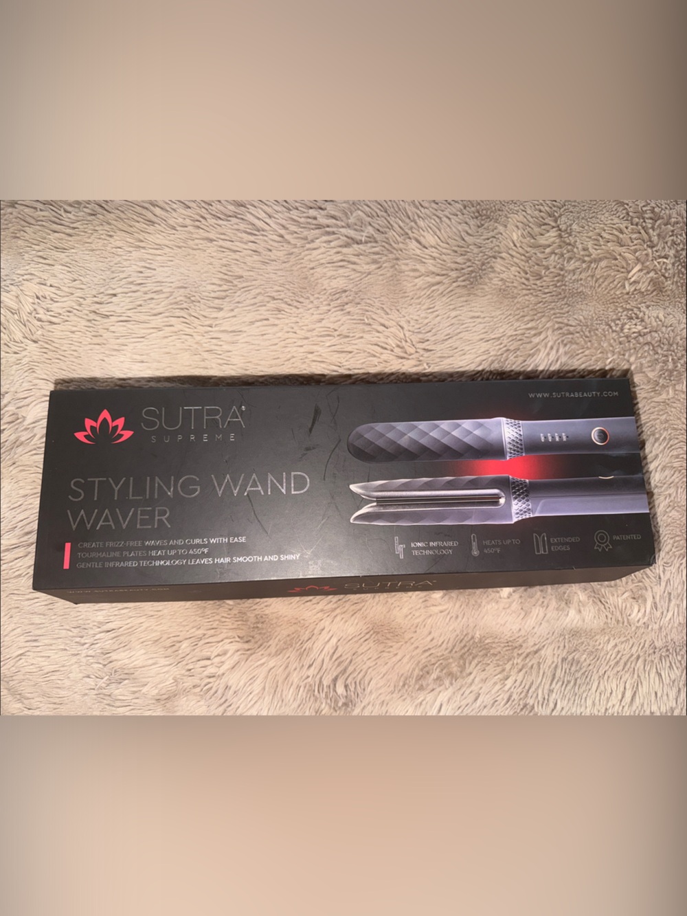 Sutra Supreme Styling Wand Waver - Black/Red
